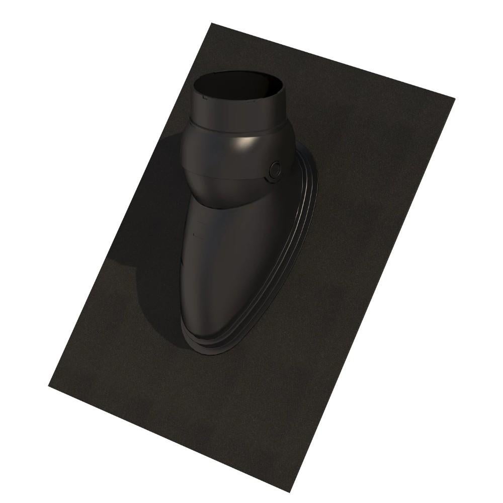 Nieuwe Ubbink universele Ubiflex DDV-pan, Doe-het-zelf en Verbouw, Dakpannen en Dakbedekking, Ophalen, Steen of Klei, Zwart, Nieuw