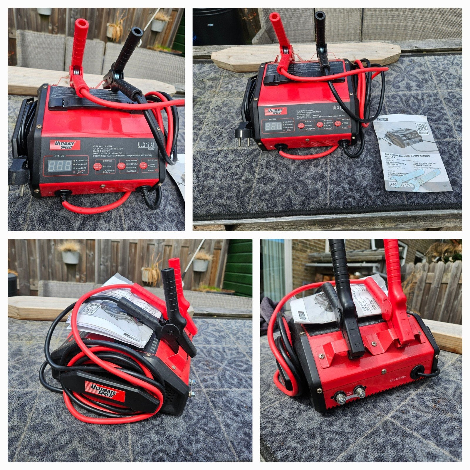 Ultimate Speed Acculader & Jumpstarter ULG 17 A1, Auto diversen, Jumpstarters, Ophalen of Verzenden, Zo goed als nieuw