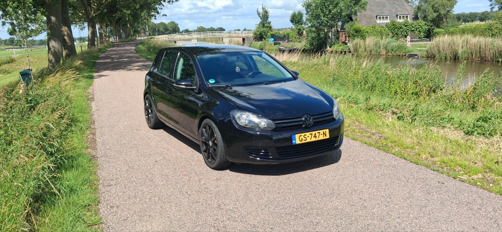 Volkswagen Golf 1.4 16V 59KW 5D 2009 Zwart, Voorwielaandrijving, Zwart, 4 cilinders, Leder