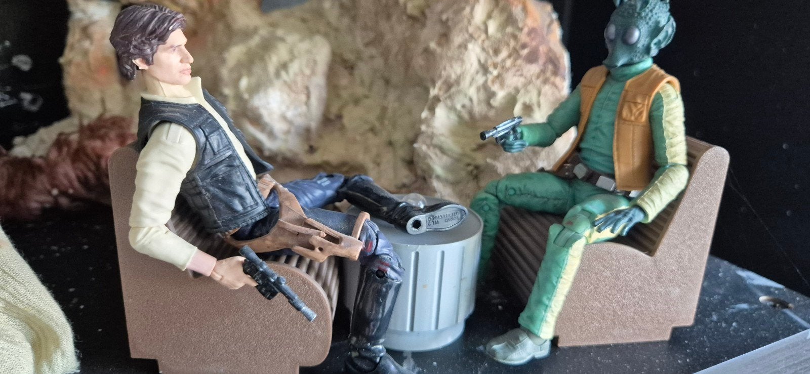 han solo en greedo., Ophalen of Verzenden, Actiefiguurtje