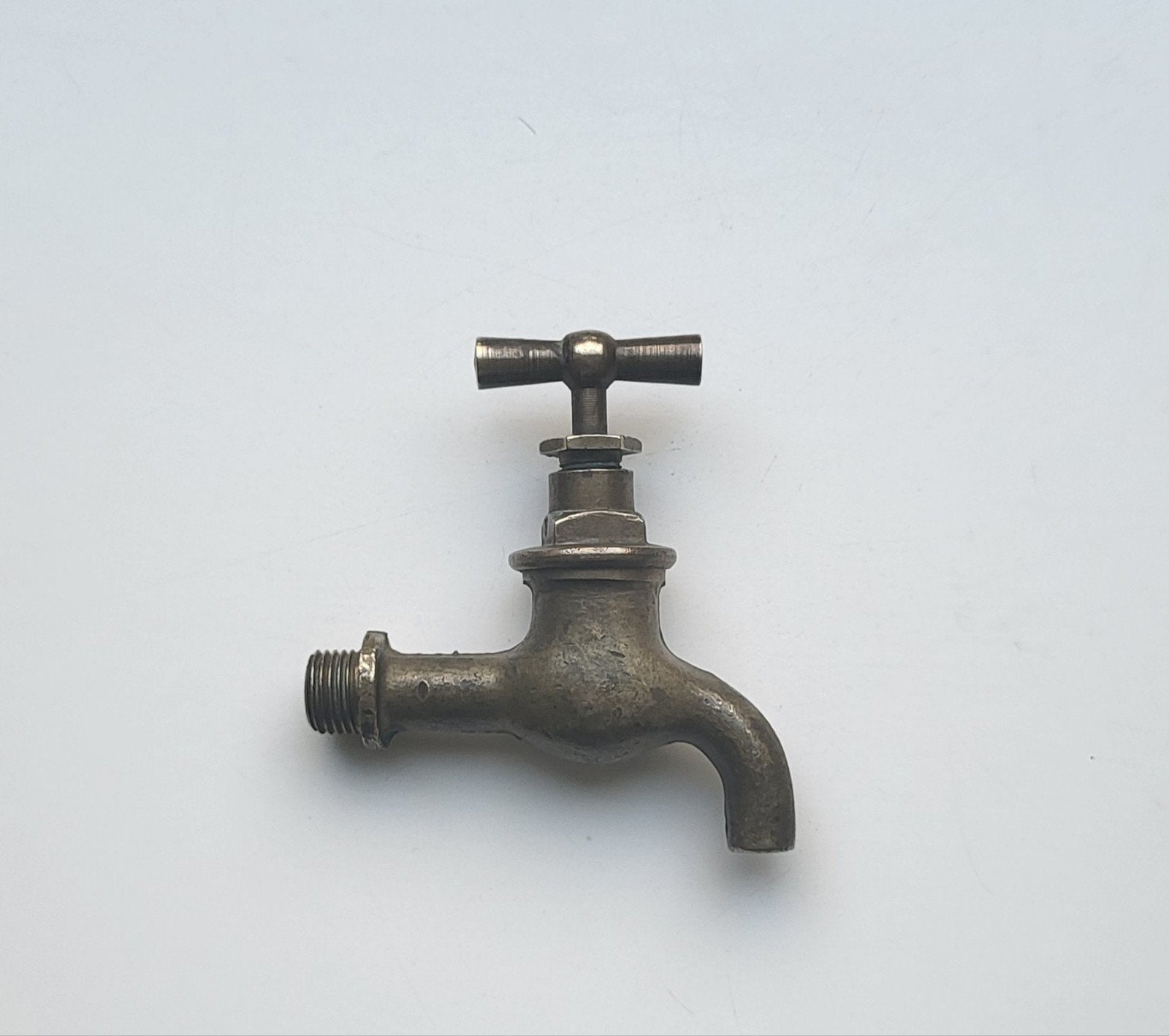 Kleine oude koperen kraan, Ophalen of Verzenden