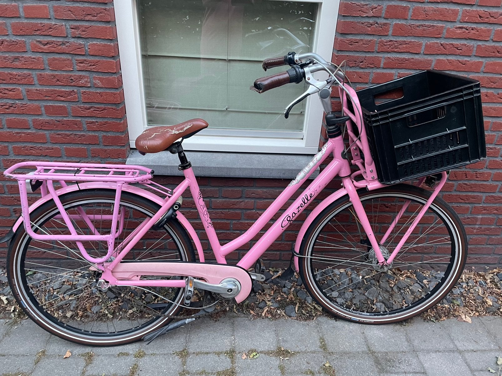 Gazelle miss Grace, Fietsen en Brommers, Fietsen | Dames | Damesfietsen, Versnellingen, Zo goed als nieuw, Schijfrem, Gazelle