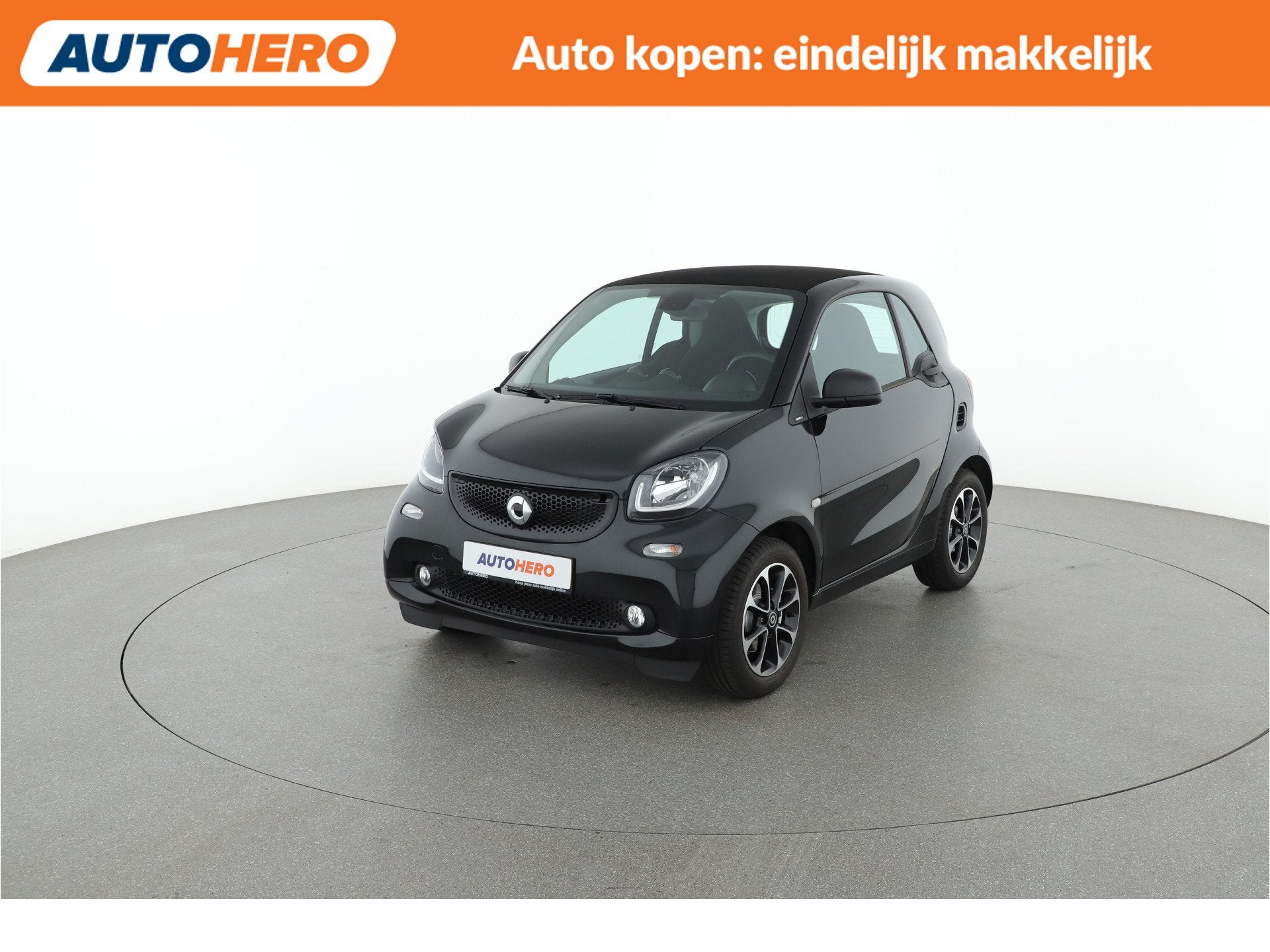 Smart Fortwo 1.0 Turbo Passion | XW75310 | (bj 2018), Auto's, 898 cc, Gebruikt, Zwart, Origineel Nederlands