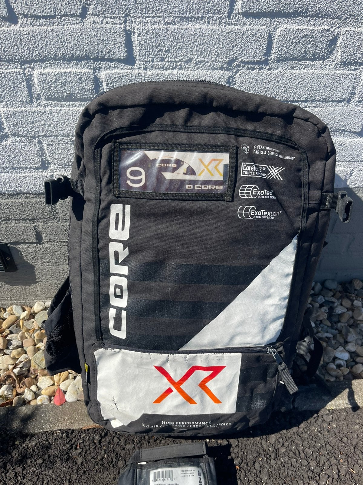 2x Core Kites 9m: XR7 & XR6 incl. Sensor 3 Bar (2x), Watersport en Boten, Kitesurfen, Ophalen, Twintip, 9 m², Zo goed als nieuw