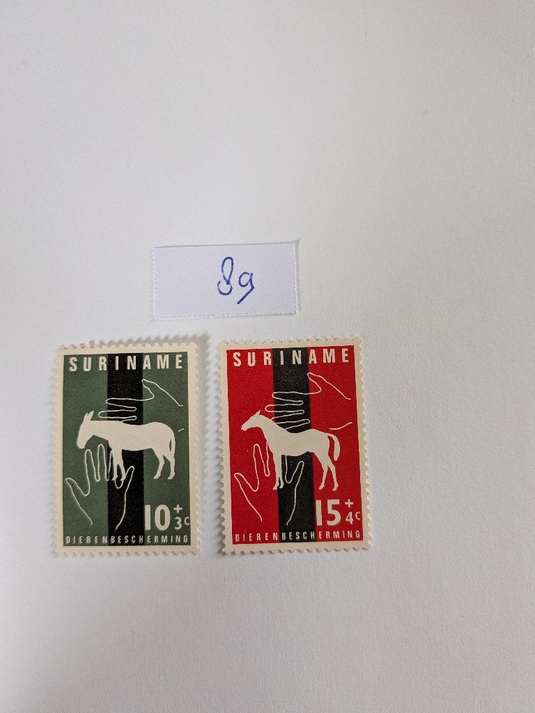 Suriname, Verzenden, Postfris
