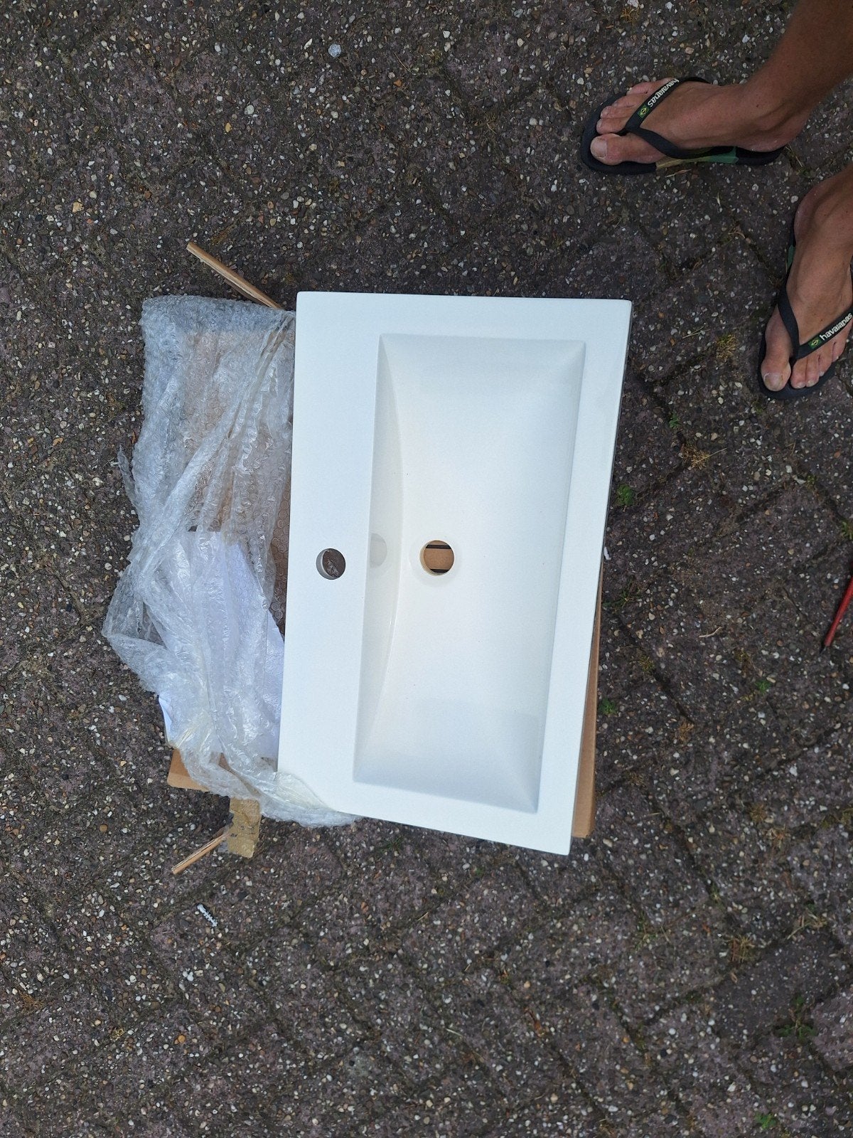 Nieuw wastafelblad in doos, Ophalen of Verzenden