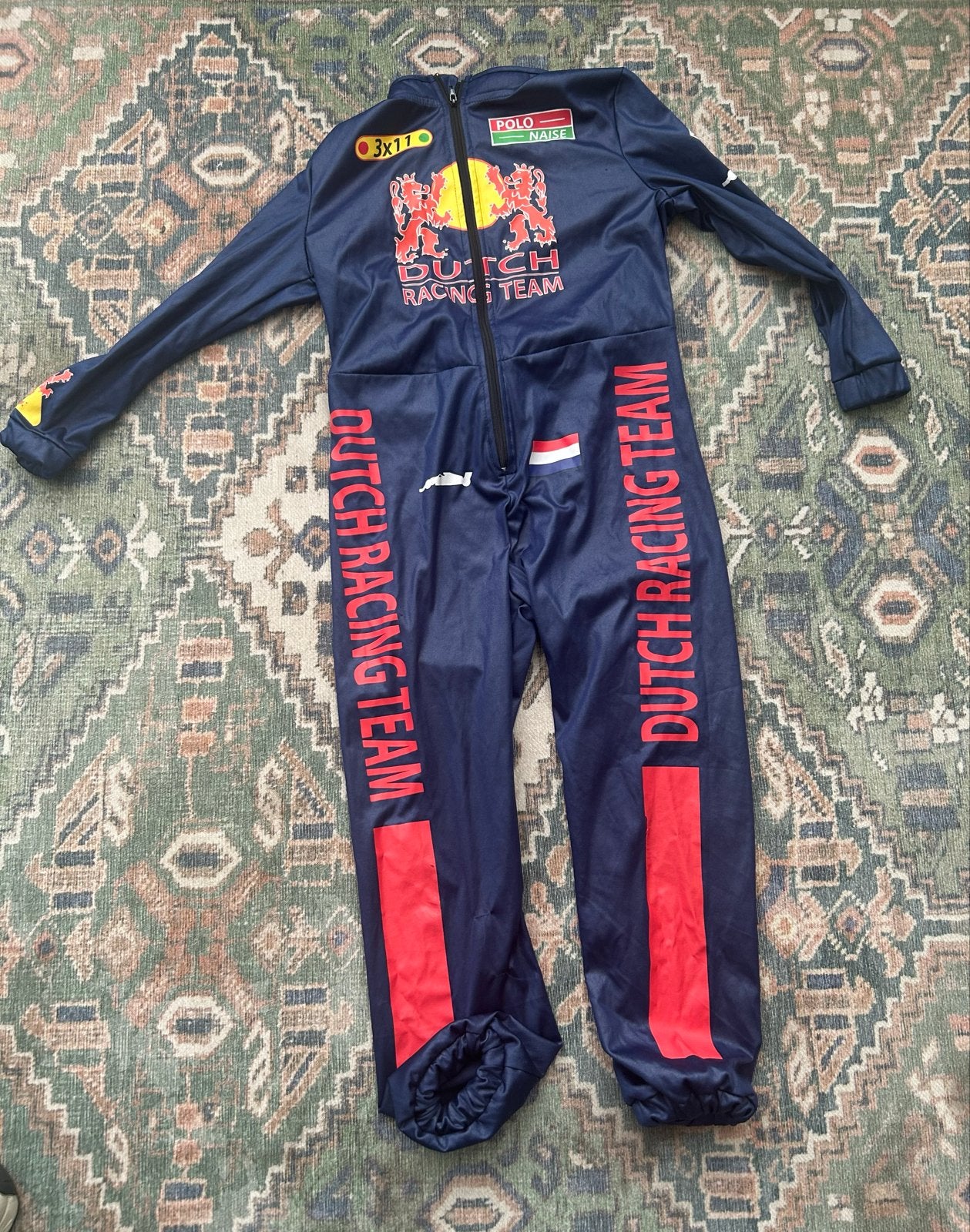 Dutch Racing Team Overall - Max Verstappen F1 Fan, Ophalen, Gebruikt, 122 t/m 128, Jongen of Meisje