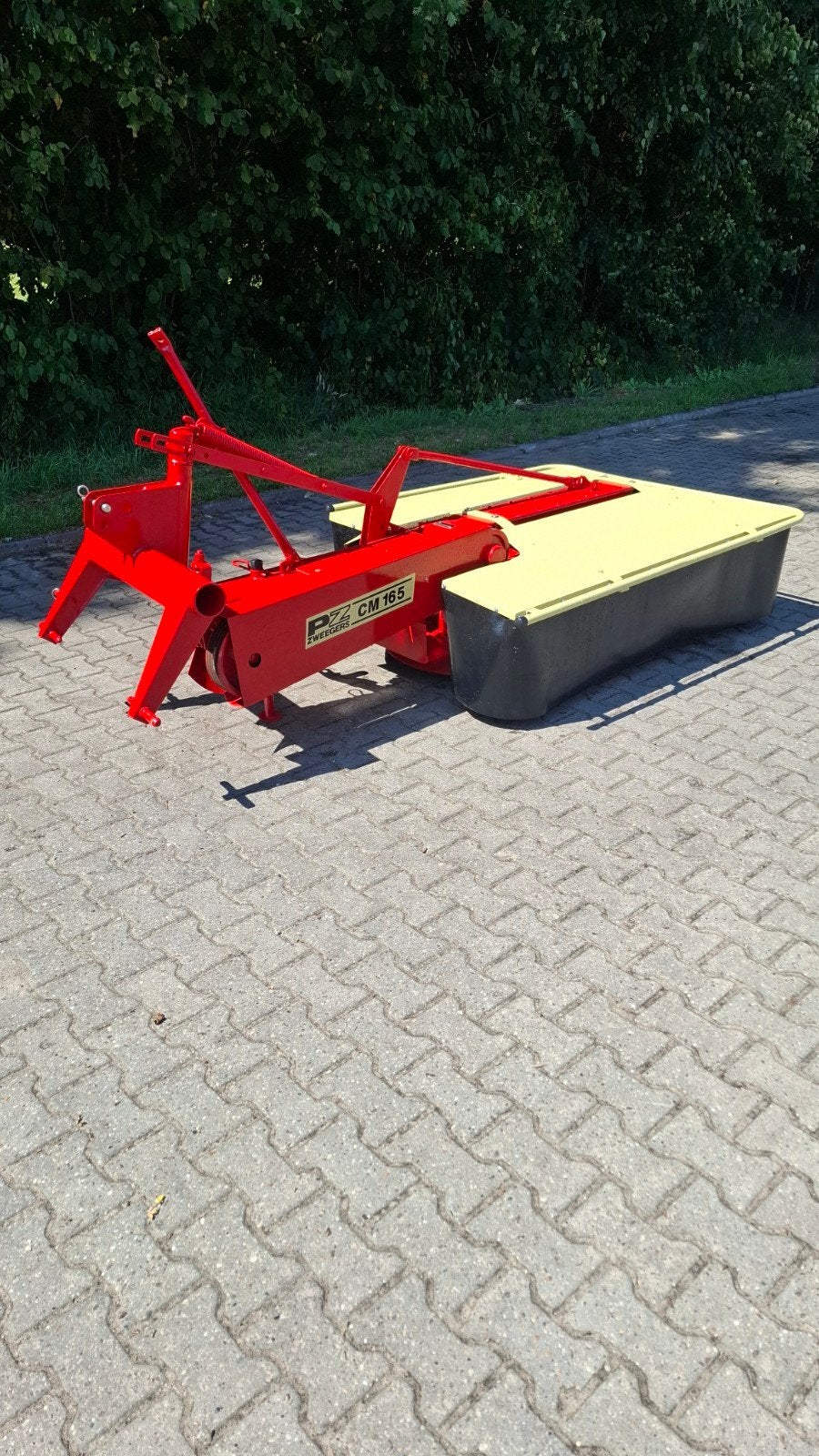 PZ Zweegers 165 trommelmaaier, Ophalen
