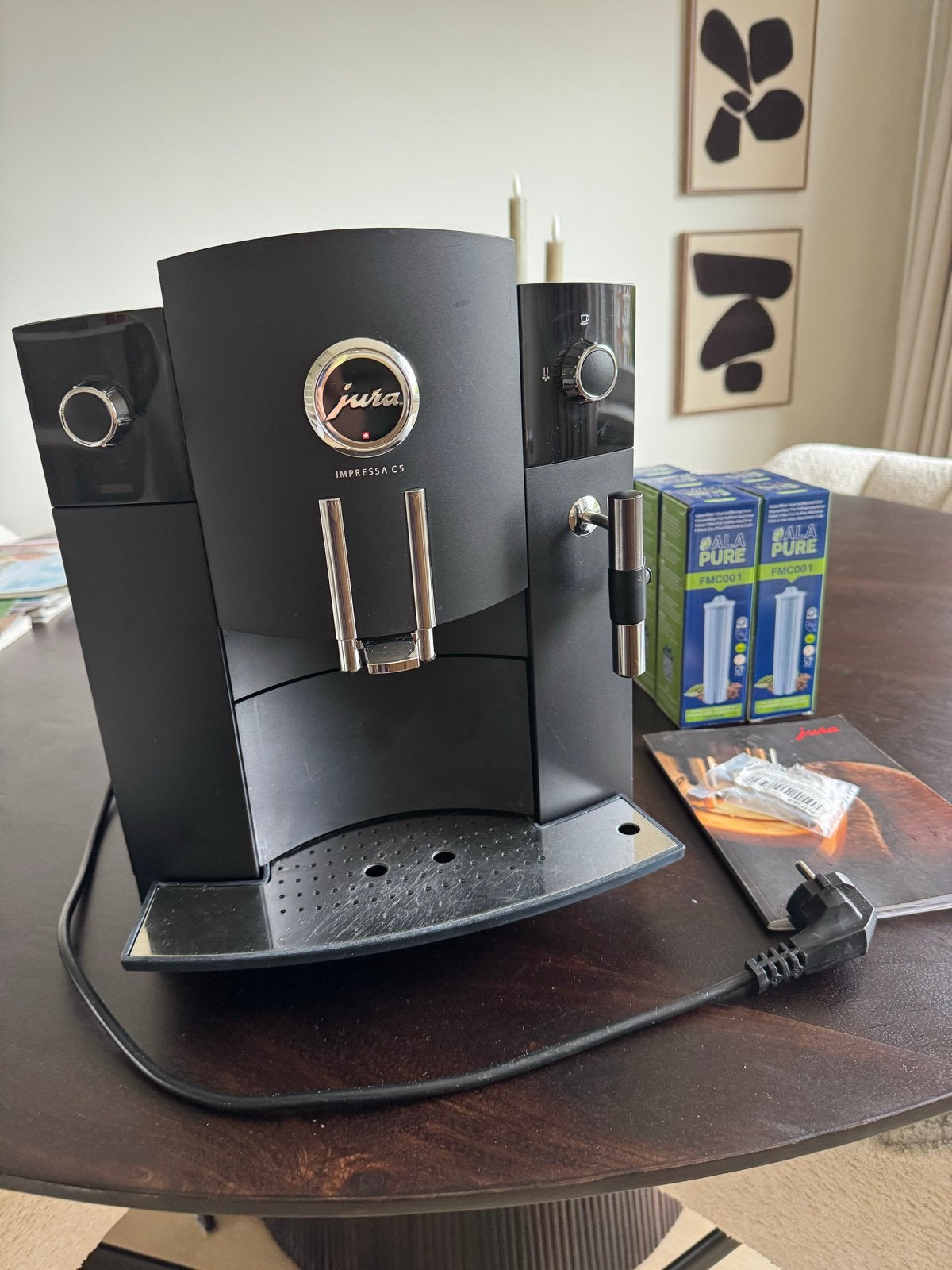 Jura Impressa C5 volautomatische koffiemachine, Ophalen, Gebruikt, Koffiemachine, Koffiebonen