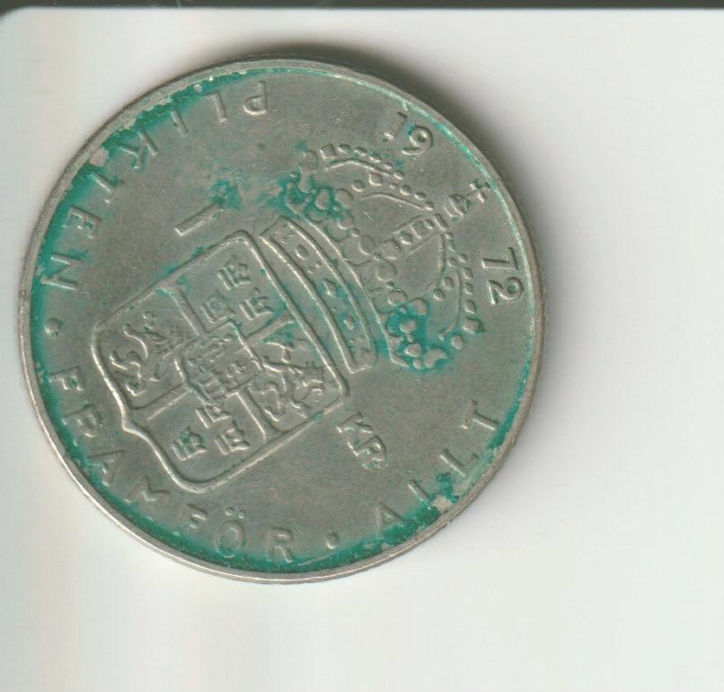 1 kroon 1972 zweden, Verzenden, Overige landen