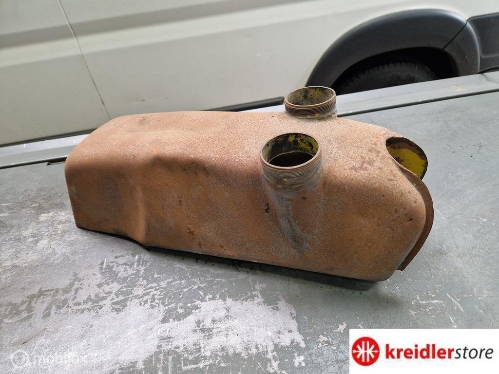 Oldtimer bromfiets tank met 2 tank inlaten leuk voor special, Oldtimer, Gebruikt, Ophalen of Verzenden, Oldtimer