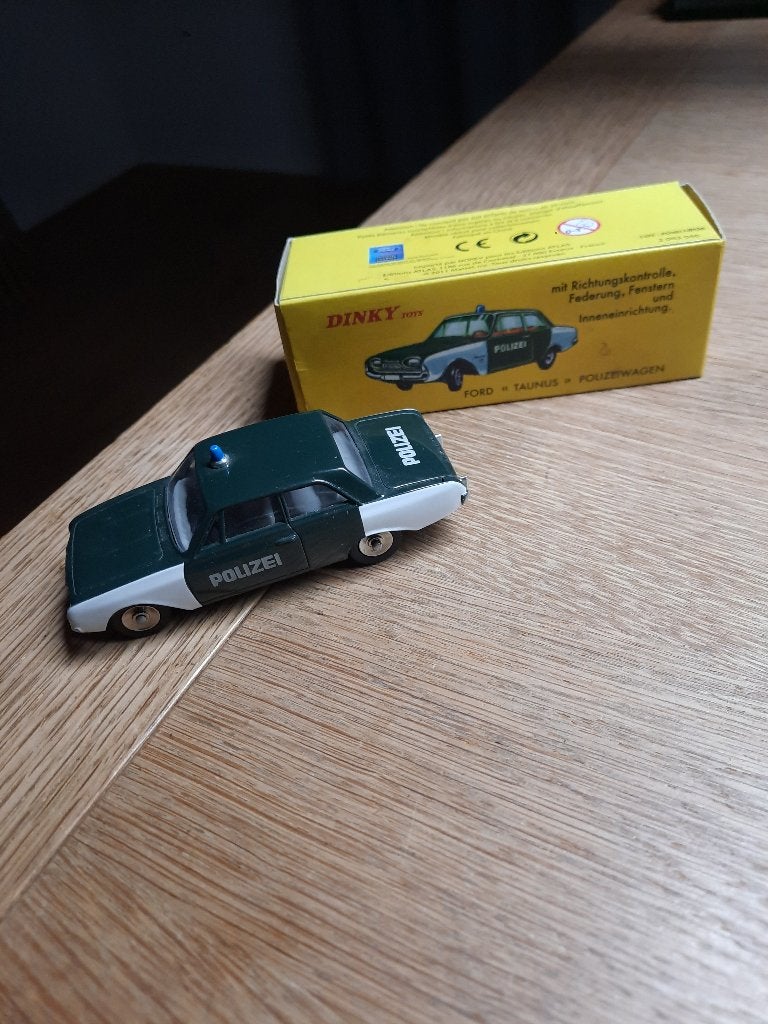 Dinky Toys. 551. Ford Taunus Politieauto, Ophalen of Verzenden, Gebruikt, Auto, Dinky Toys