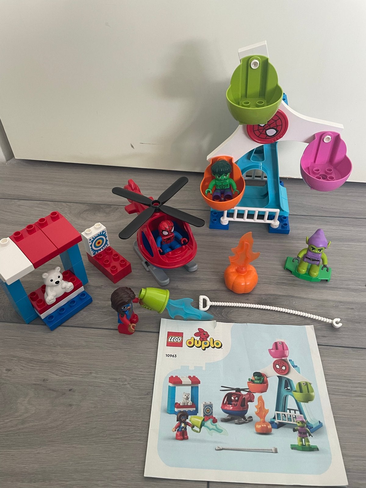 Lego Duplo 10963 Spider-Man & Vrienden Avontuur (zonder doos, Ophalen, Zo goed als nieuw