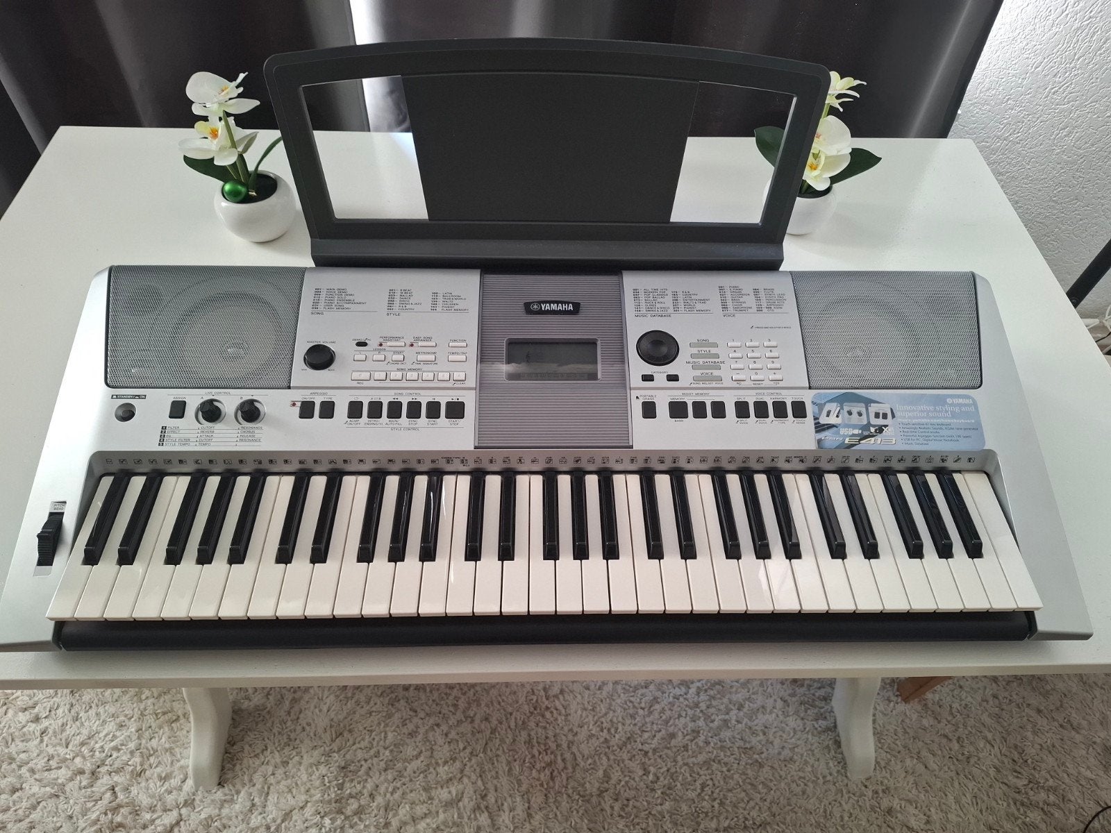 Yamaha psr-e413 keyboard, Ophalen