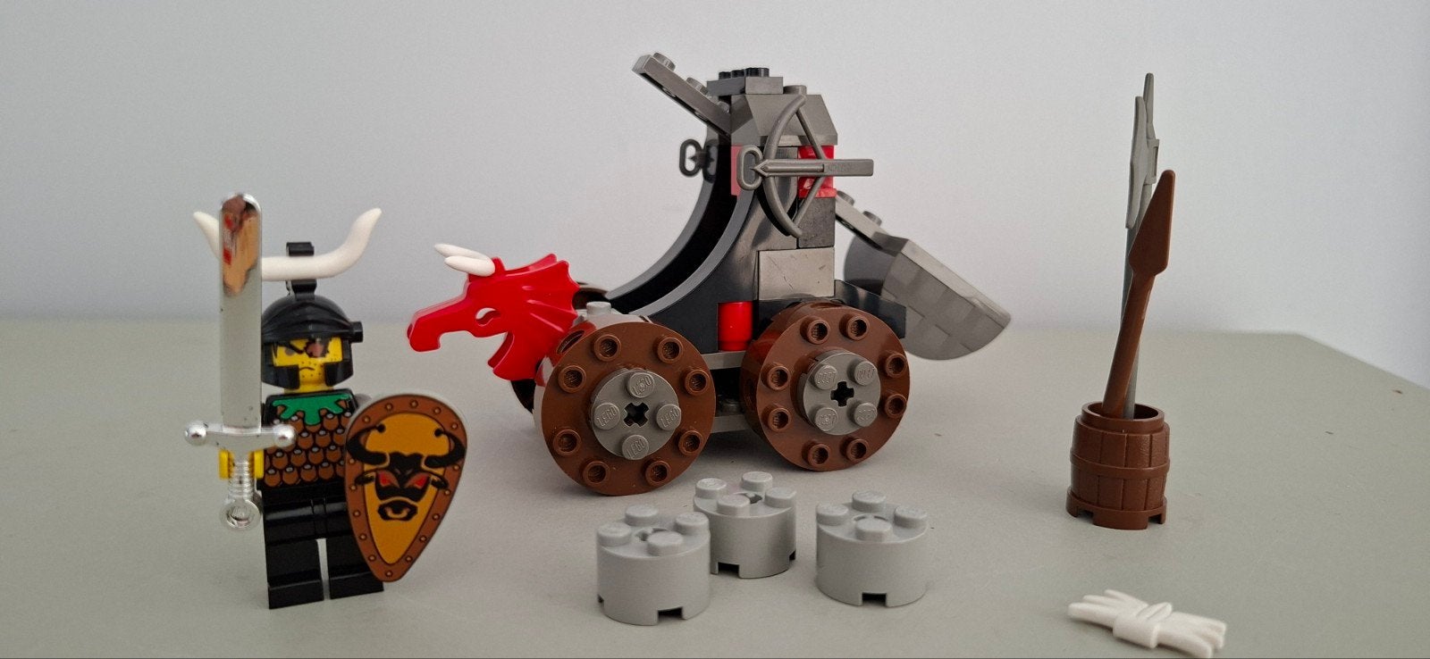 Lego set 6032 Catapult crusher, Compleet, Gebruikt, Overige thema's, Lego
