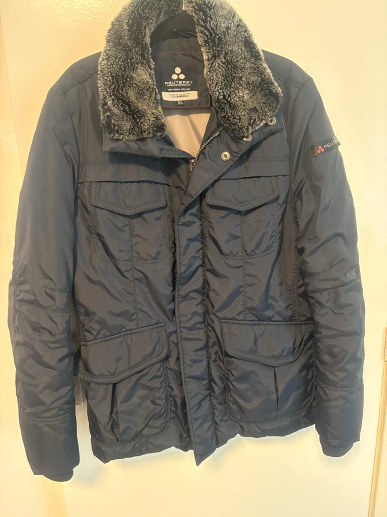 Peuterey Winterjas XL met Bontkraag, Kleding | Heren, Jassen | Winter, Ophalen of Verzenden, Zo goed als nieuw, Maat 56/58 (XL)