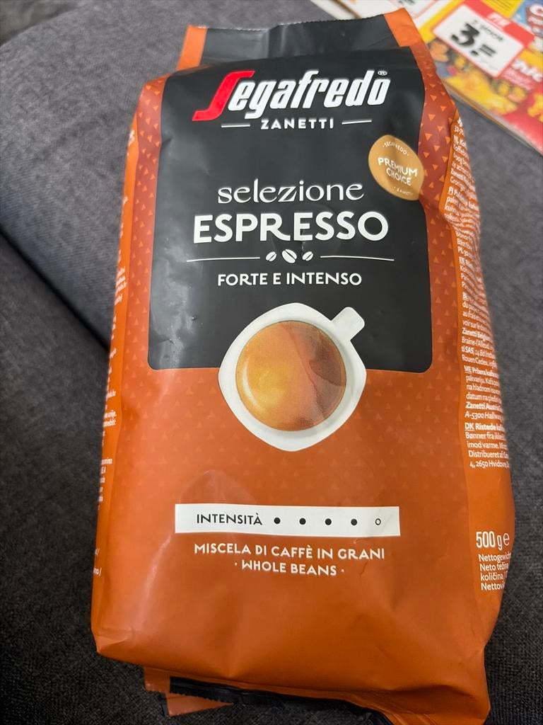Segafredo Selezione Espresso Forte & Intenso 500g, Ophalen, Espresso apparaat, 10 kopjes of meer, Nieuw