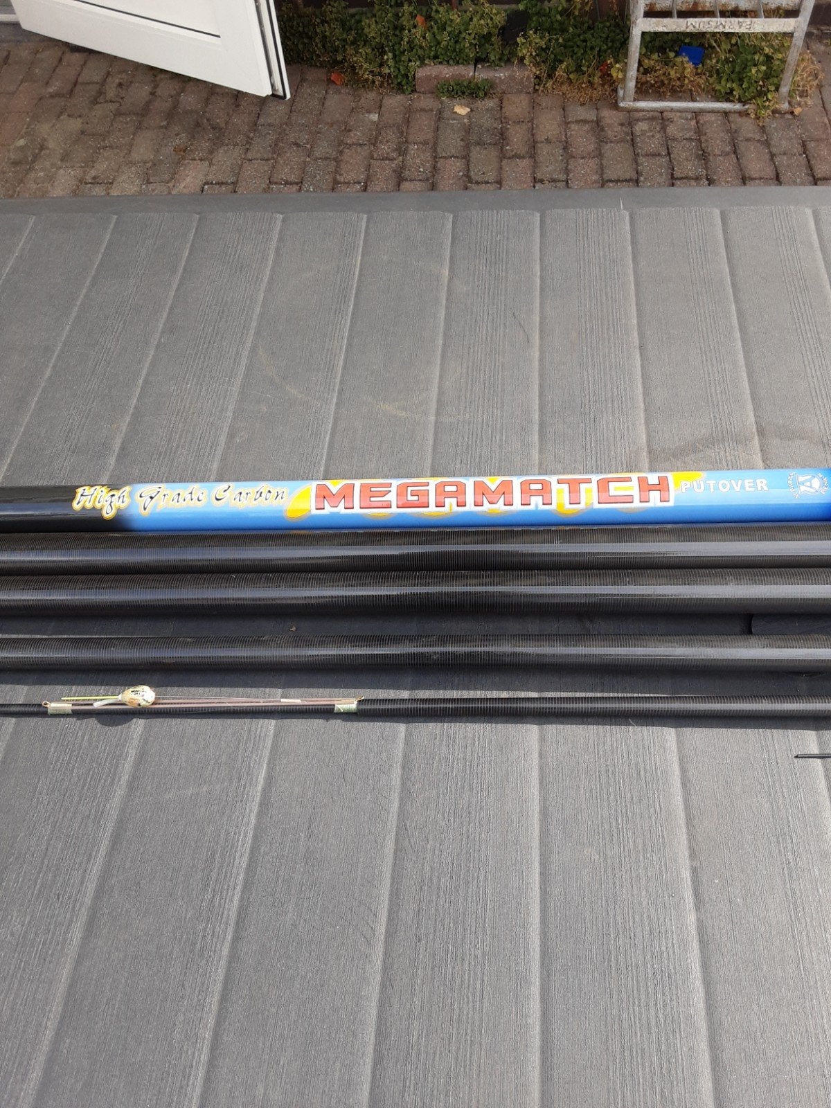 Te koopaangeboden vaste vis hengel Mega Match 85o cm, Ophalen, Vaste hengel