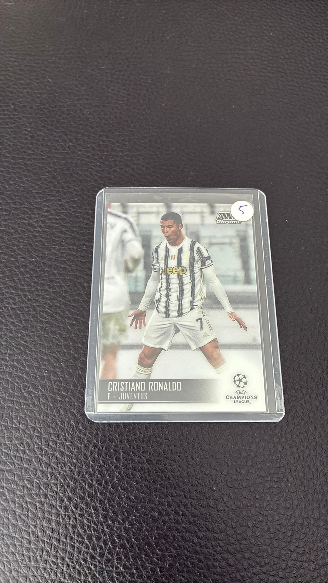 Chrome card cristiano ronaldo, Ophalen of Verzenden, Zo goed als nieuw, Plaatje