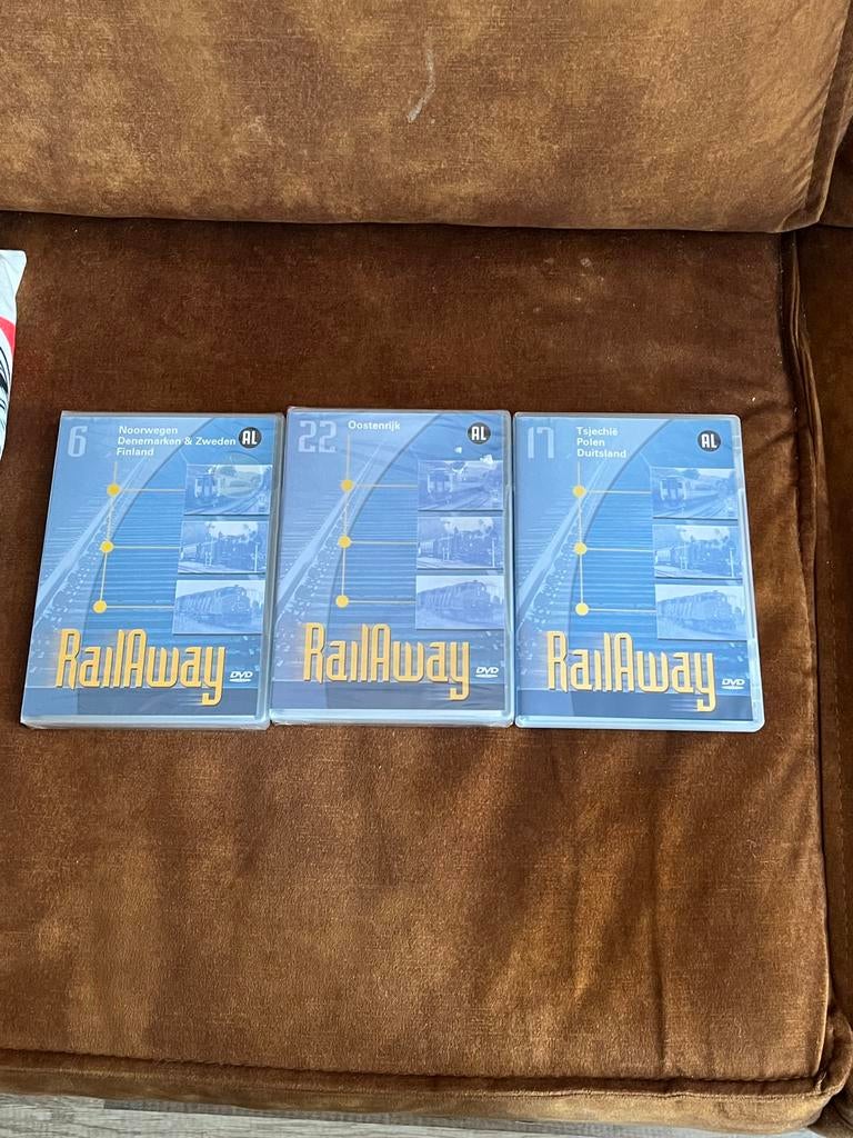Rail Away DVD's - Deel 6, 17  (2 stuks), Cd's en Dvd's, Alle leeftijden, Ophalen of Verzenden, Zo goed als nieuw