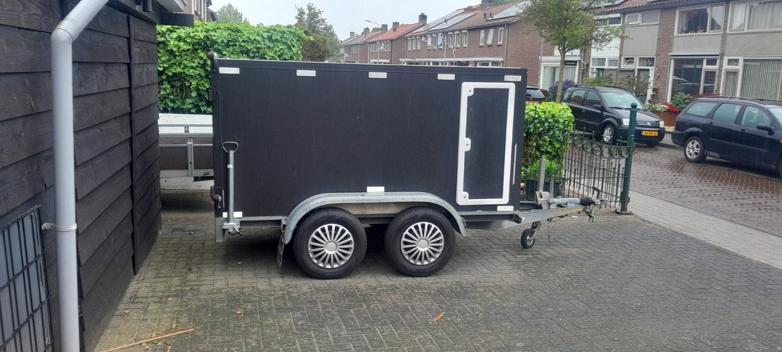 Hapert Dichte aanhangwagen bj 1997 met kenteken, Ophalen of Verzenden, Gebruikt