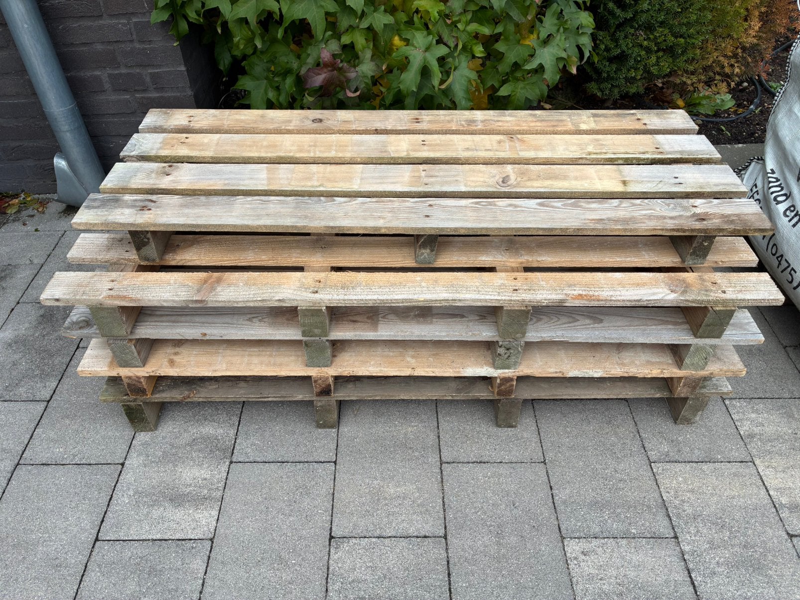 Stapel pallets GRATIS AFHALEN!, Ophalen, Zo goed als nieuw, Pallet, Minder dan 200 cm