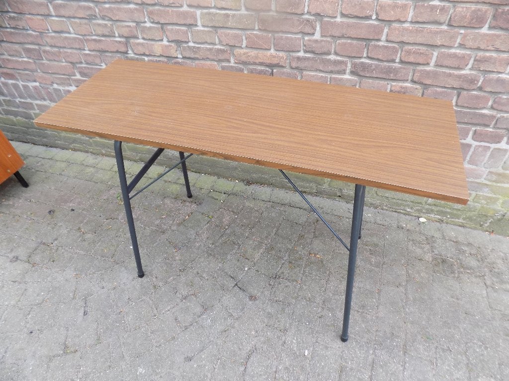 inklap bijzettafel tuintafel retro kleinbehuisd tinyhouse, Ophalen of Verzenden, Gebruikt
