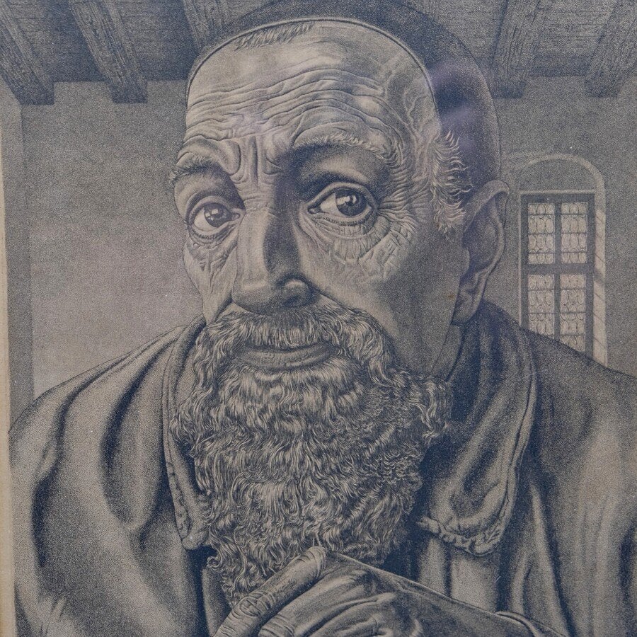 Arend Hendriks (1901-1951) - portret Menno Simons, Ophalen of Verzenden