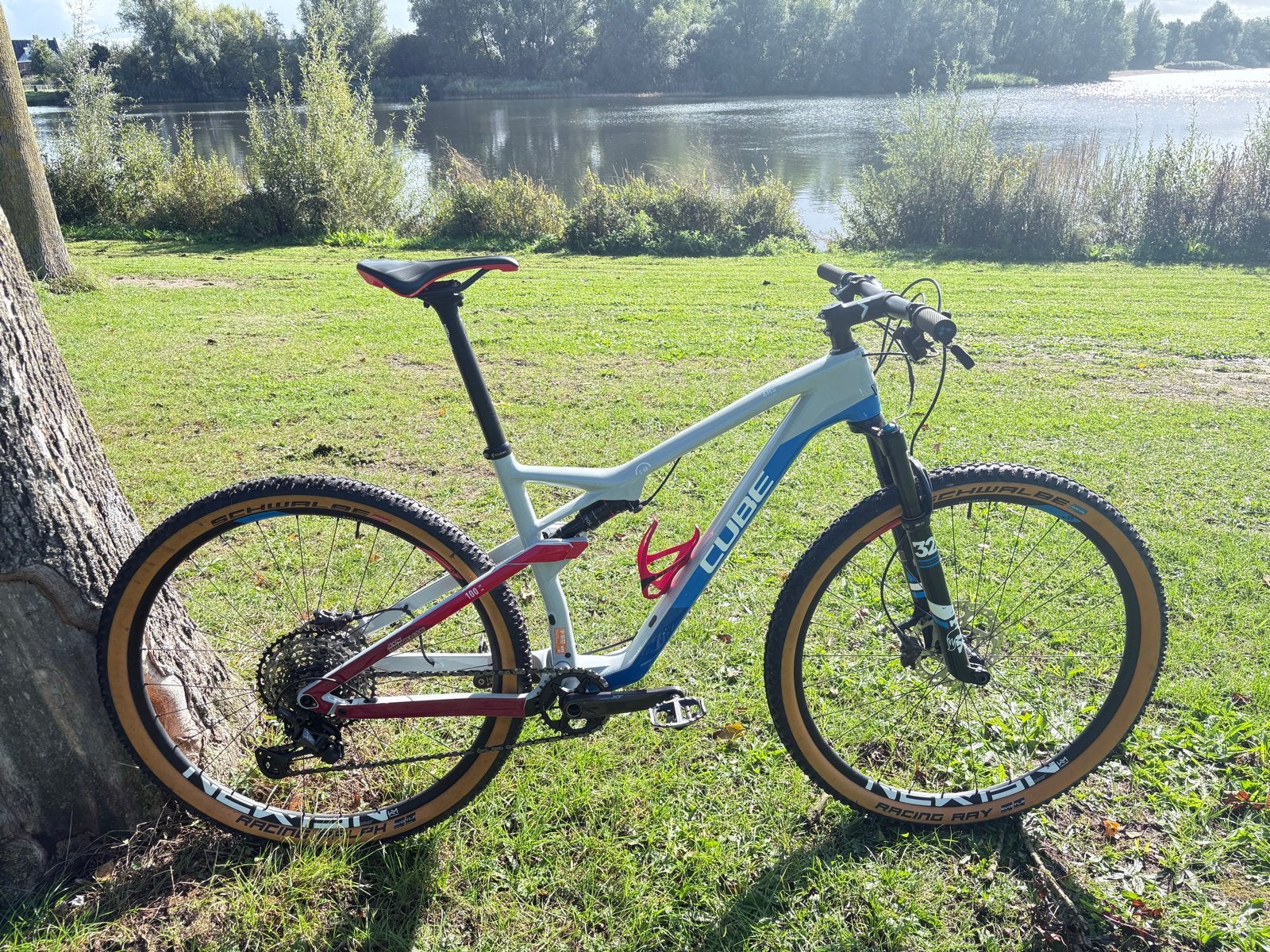 Cube AMS C:68 SL Teamline Mountainbike, Fully, 49 tot 53 cm, Zo goed als nieuw, Dames