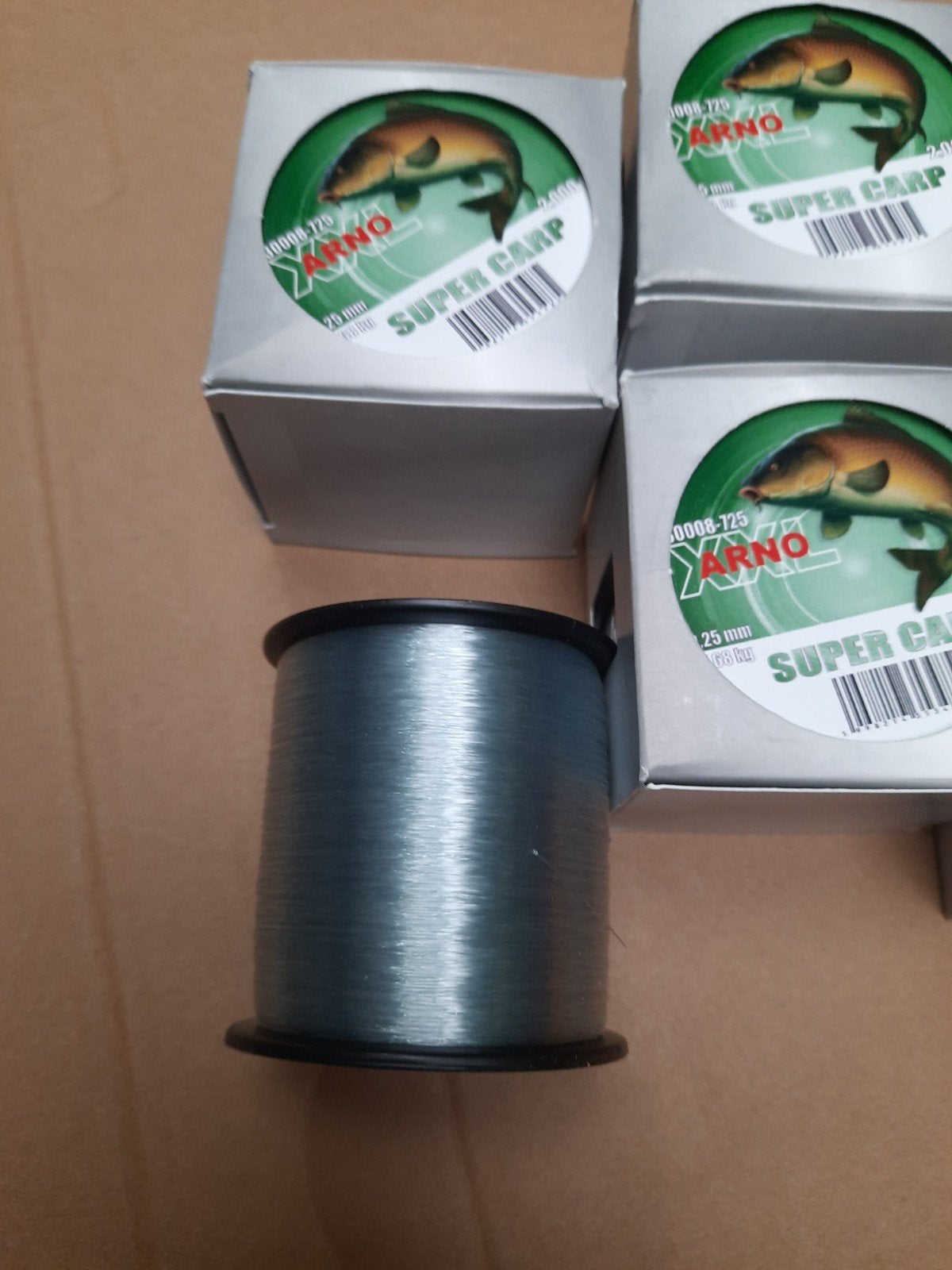 5 spoelen nylon karperlijn 0.25mm 2000m per rol, Info@kamasaki.com, Nieuw, Ophalen of Verzenden, Arno xxl