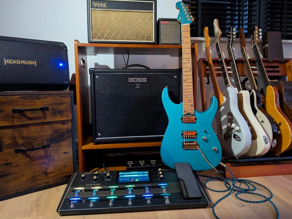 Charvel Angel Vivaldi Signature DK24-6 Nova Aqua Firemist, Ophalen of Verzenden, Nieuw, Solid body, Overige merken