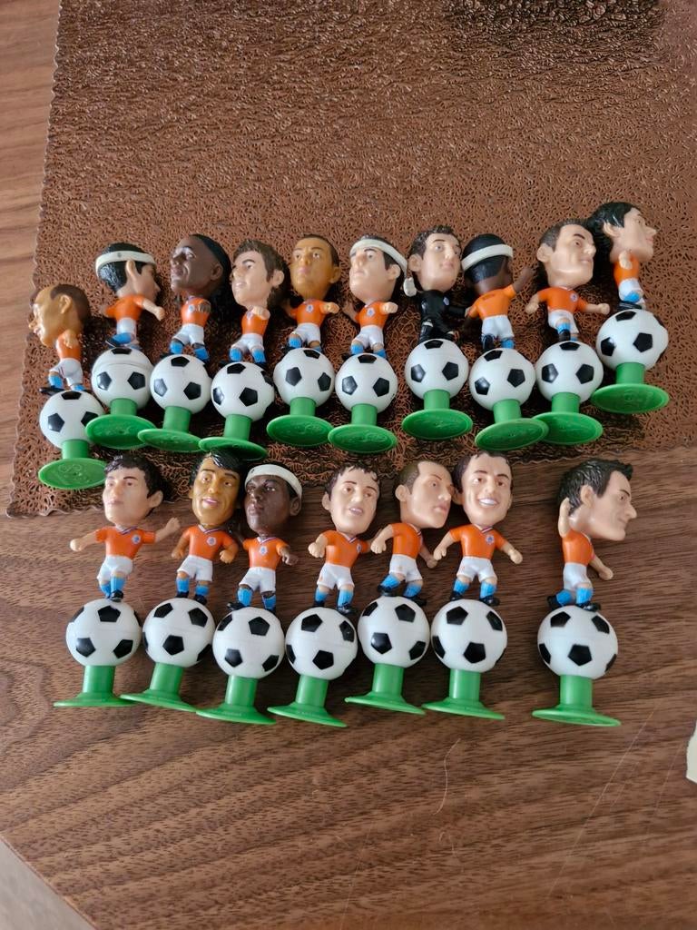 EK 2008 - 17 stuks Nederlands Elftal poppetjes, Verzamelen, Sportartikelen en Voetbal, Ophalen of Verzenden, Zo goed als nieuw