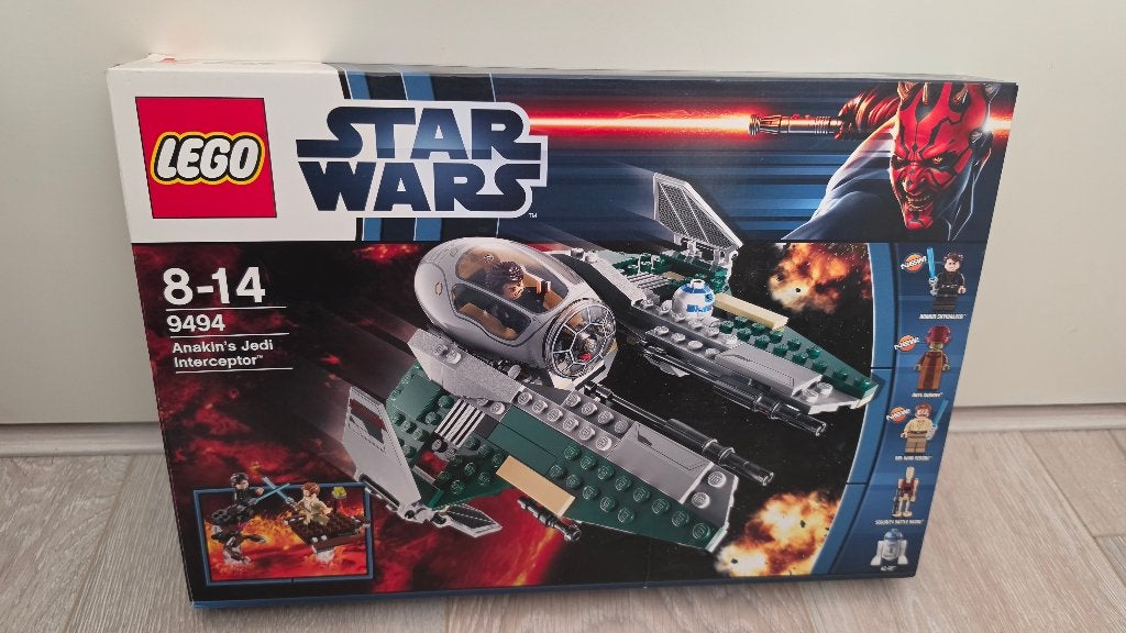 Lego Star Wars Anakin's Jedi Interceptor 9494-1, Gebruikt, Star Wars, Lego, Ophalen of Verzenden