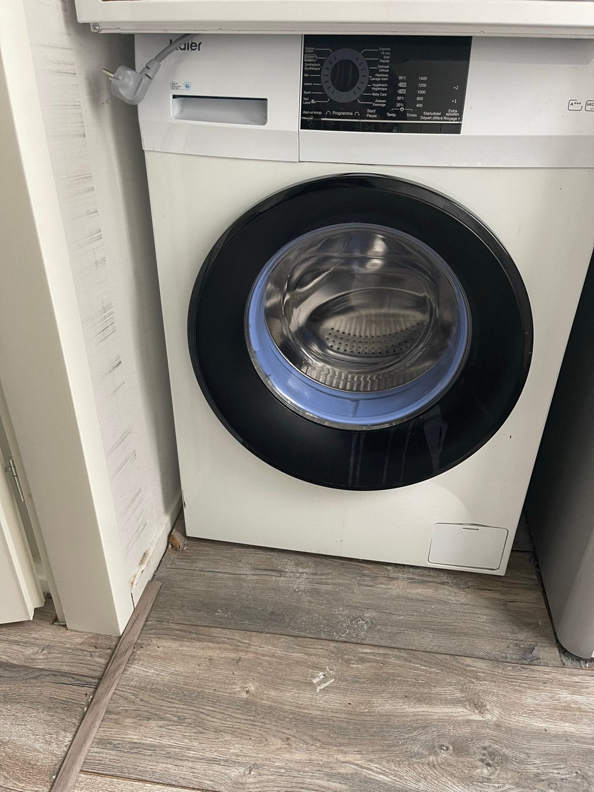 Haier Wasmachine HW70-14829 - 7kg, 1400 toeren, A+++, Witgoed en Apparatuur, Ophalen, Gebruikt, 85 tot 90 cm, 1200 tot 1600 toeren