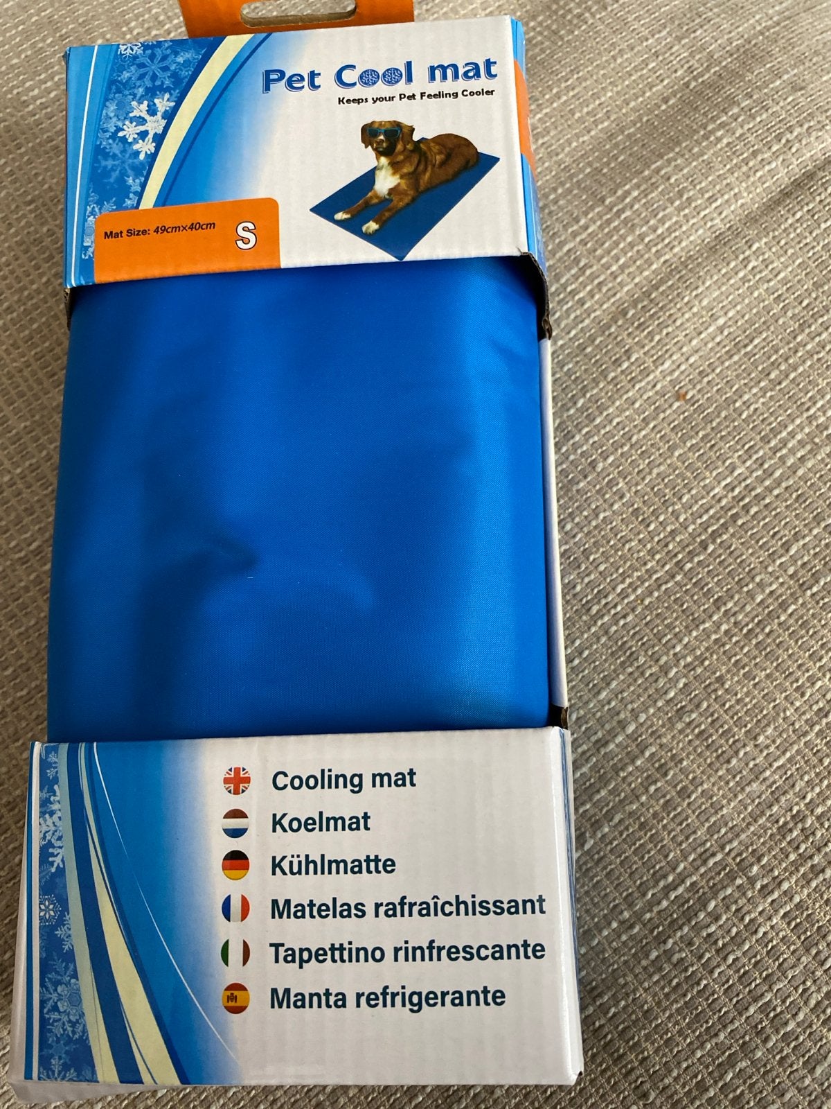 Koelmat 49 x 40 cm nieuw, Dieren en Toebehoren, Honden-accessoires, Ophalen, Nieuw