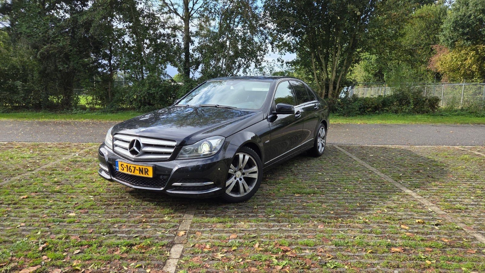 Mercedes-Benz C180 Automaat | 2011 | Luxe uitvoering | APK, Auto's, Automaat, 1800 kg, Zwart, Zwart