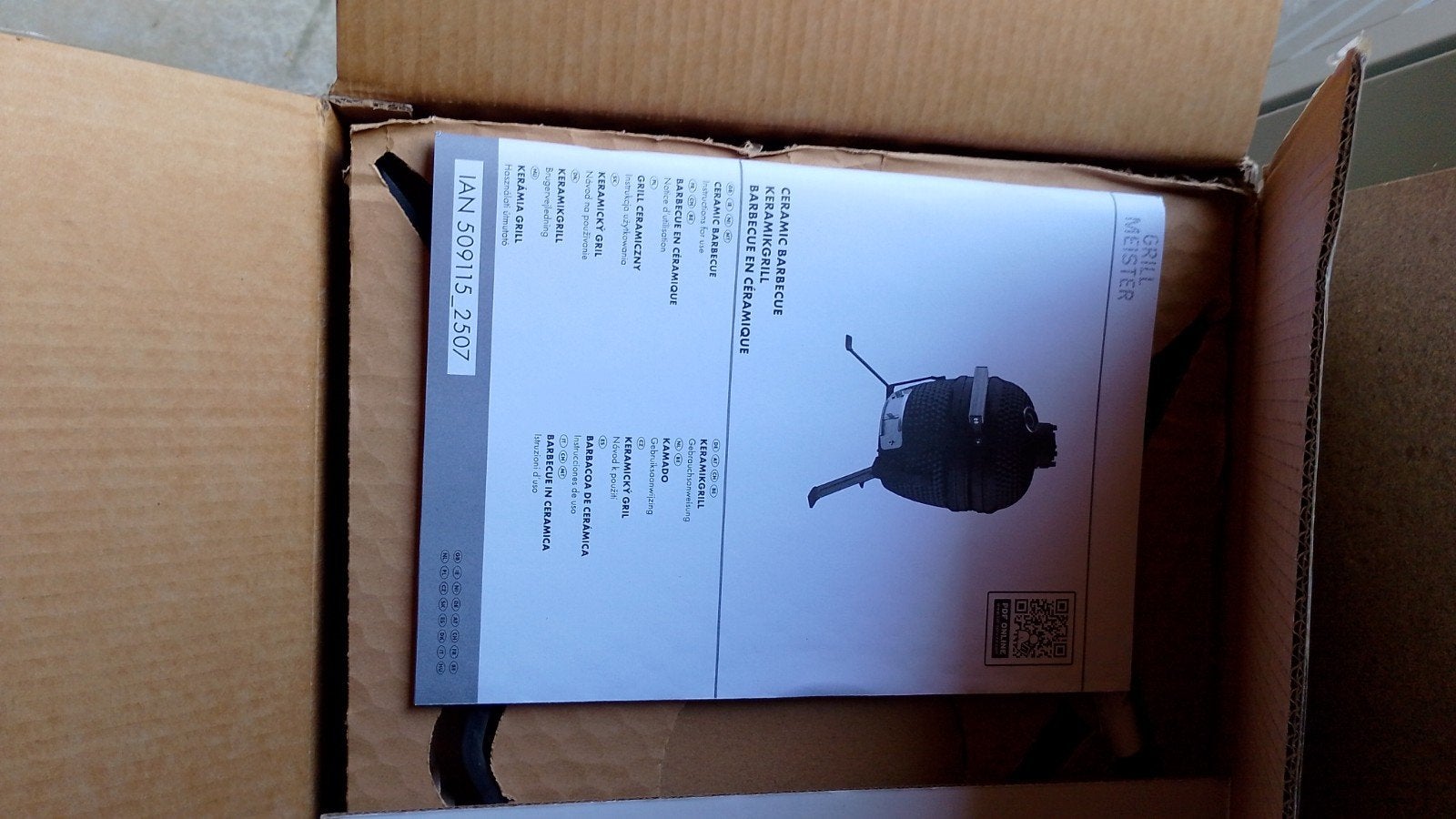 Grill Meister Keramische Barbecue Mini - Splinternieuw in do, Ophalen of Verzenden, Nieuw, Grill Meister