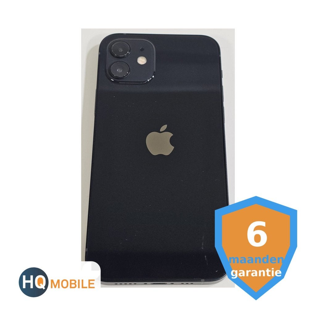 Apple iPhone 12 - 64GB - Zwart - 100% | Tweedehands