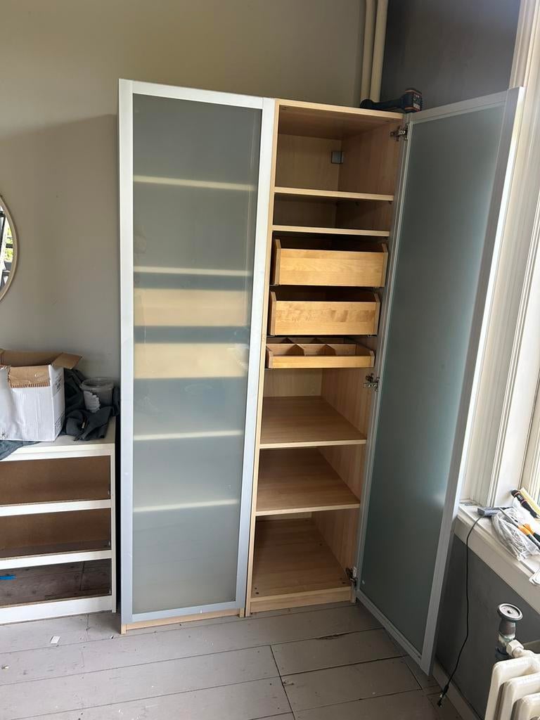 2 ikea kleding kasten 50x60x202cm, Ophalen, Overige materialen, Gebruikt, 200 cm of meer