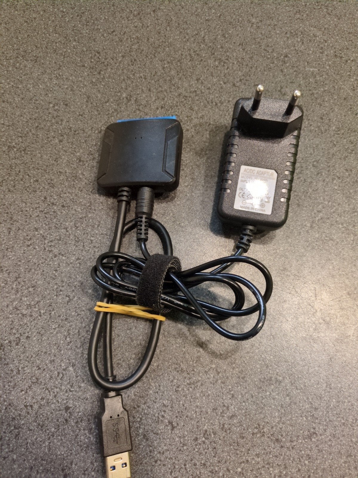 USB 3.0 naar SATA Adapter met Voeding, Ophalen of Verzenden, Gebruikt