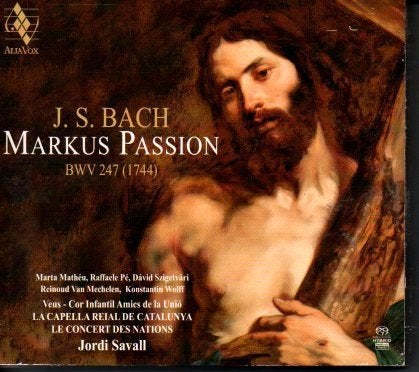 J.S. Bach - Markus Passion BWV 247  /  J.Savall -2SACDs, Ophalen of Verzenden, Zo goed als nieuw, Inclusief boekje, Oratorium