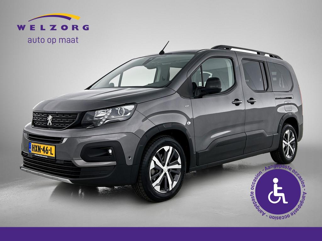 Peugeot Rifter Long 1.2 Puretech Long GT-Line Direct leverba, Auto's, Peugeot, 12 maanden, Stof, Gebruikt, Euro 6