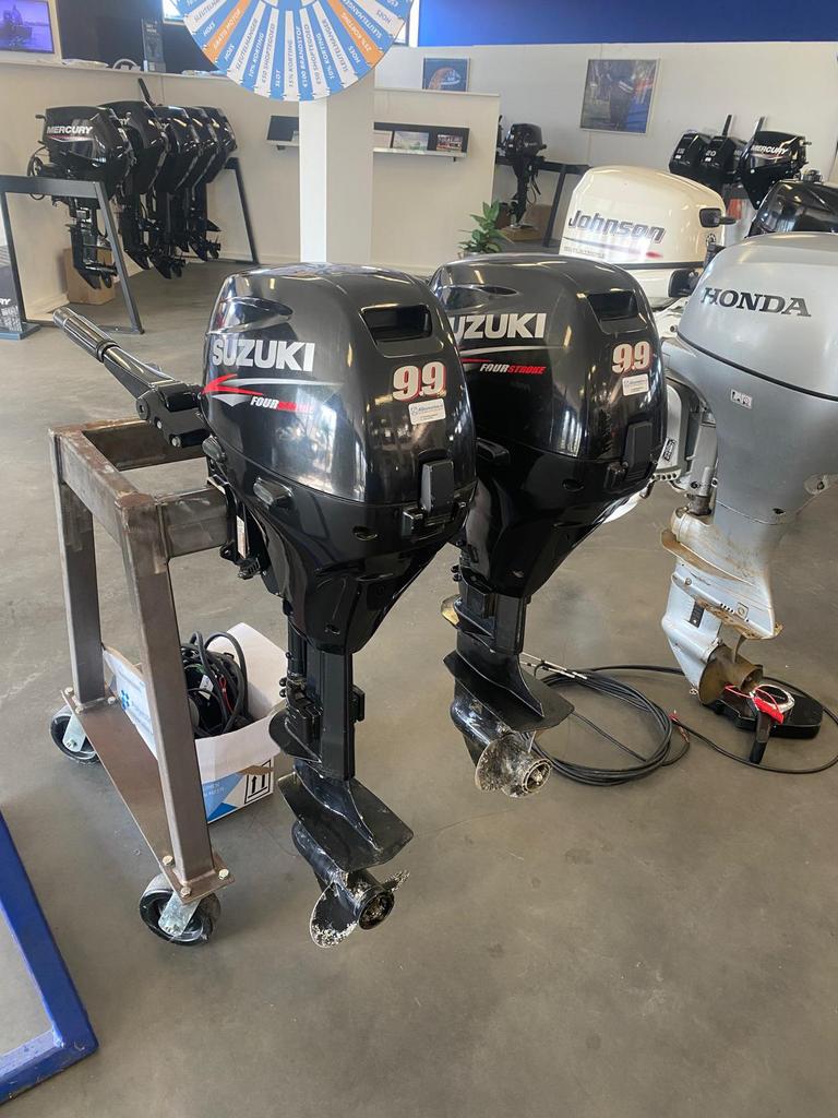 Suzuki DF9,9 4-takt kort knuppel +garantie, Watersport en Boten, Buiten- en Binnenboordmotoren, Zo goed als nieuw, Benzine, 5 tot 10 pk