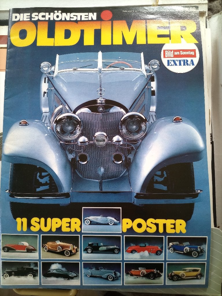 Posters auto in map, Ophalen of Verzenden, Zo goed als nieuw, A1 t/m A3, Overige onderwerpen