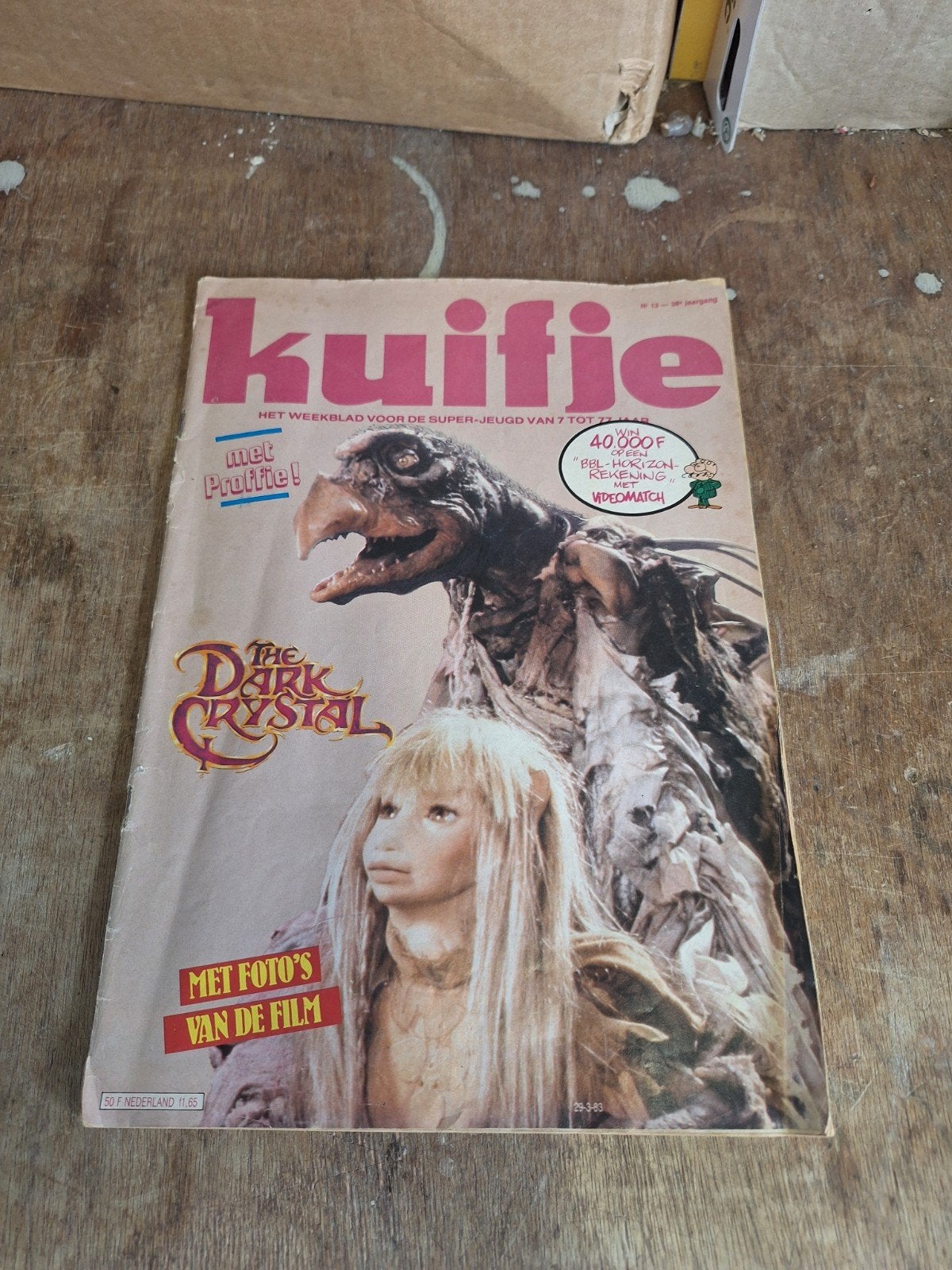 Kuifje Weekblad - The Dark Crystal (1983), Ophalen of Verzenden, Gelezen, Overige typen