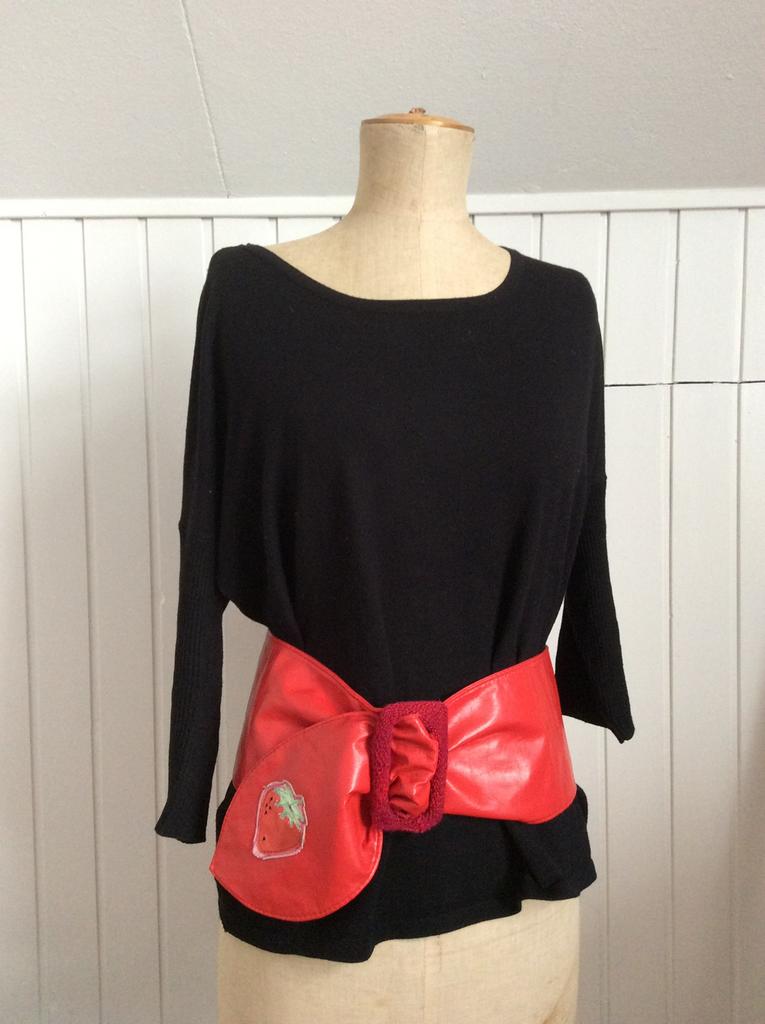 Ceintuur, Losse buckle of gesp, 80 tot 90 cm, Zwart, Ophalen of Verzenden