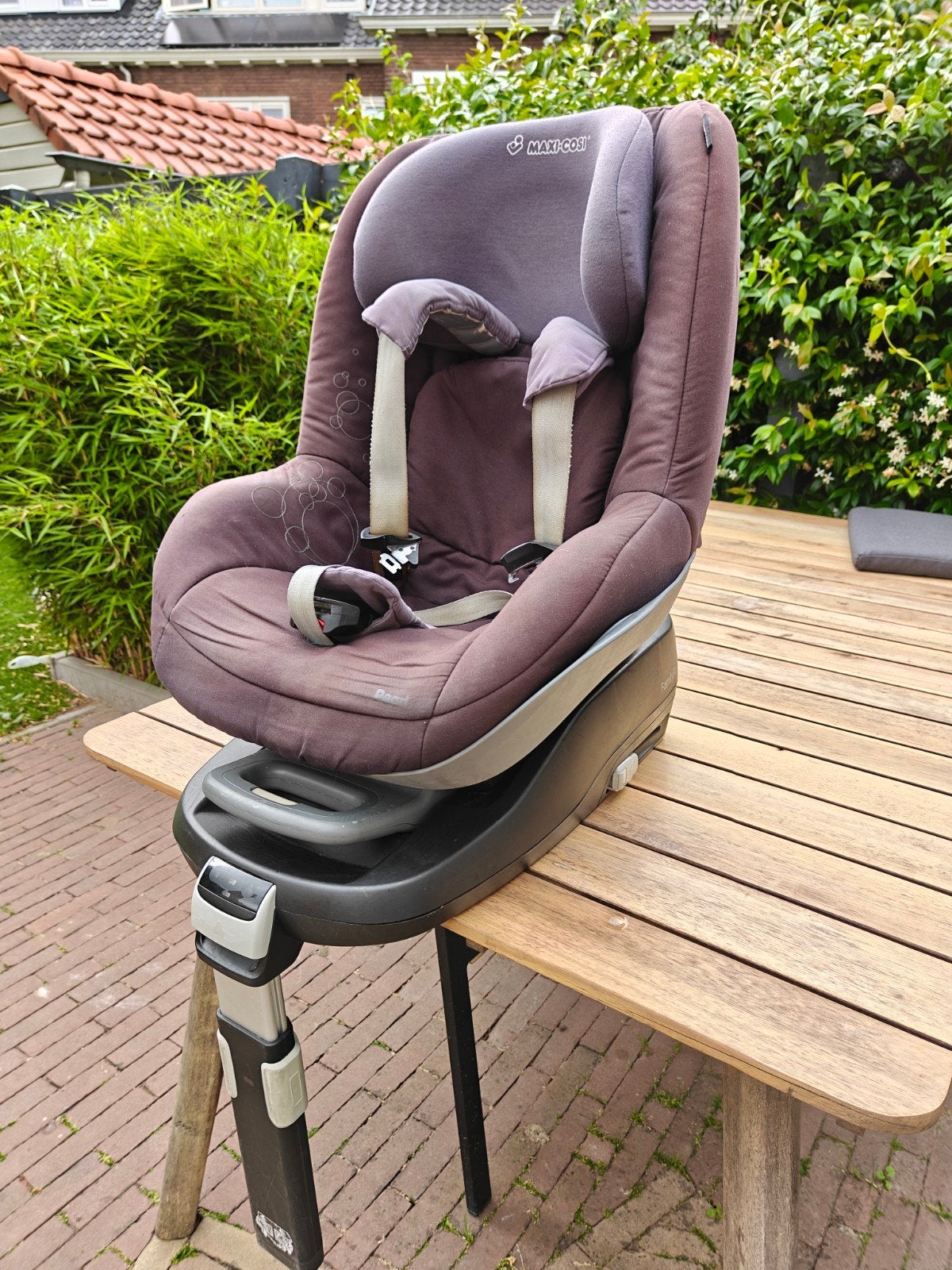 Maxi-Cosi autostoeltje met FamilyFix || Isofix, Ophalen, Gebruikt, Slaapstand, Isofix
