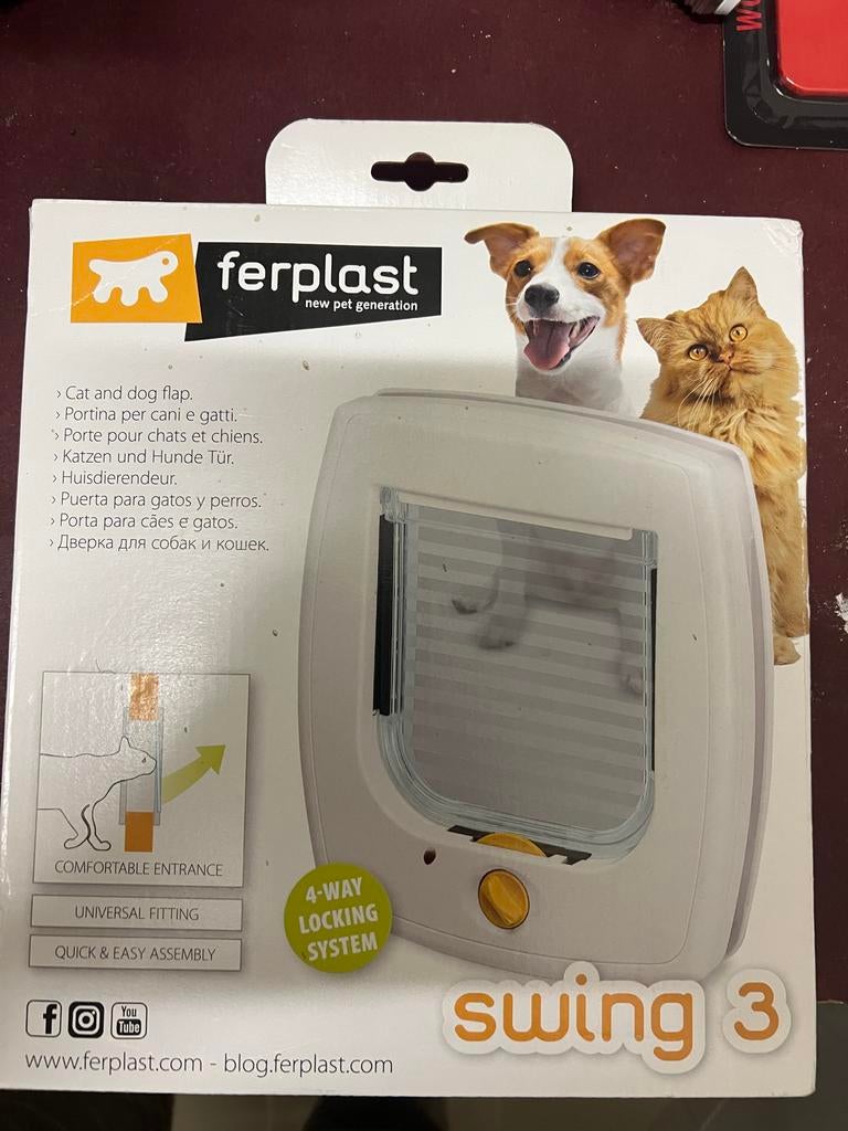 Ferplast kattenluik., Ophalen, Nieuw