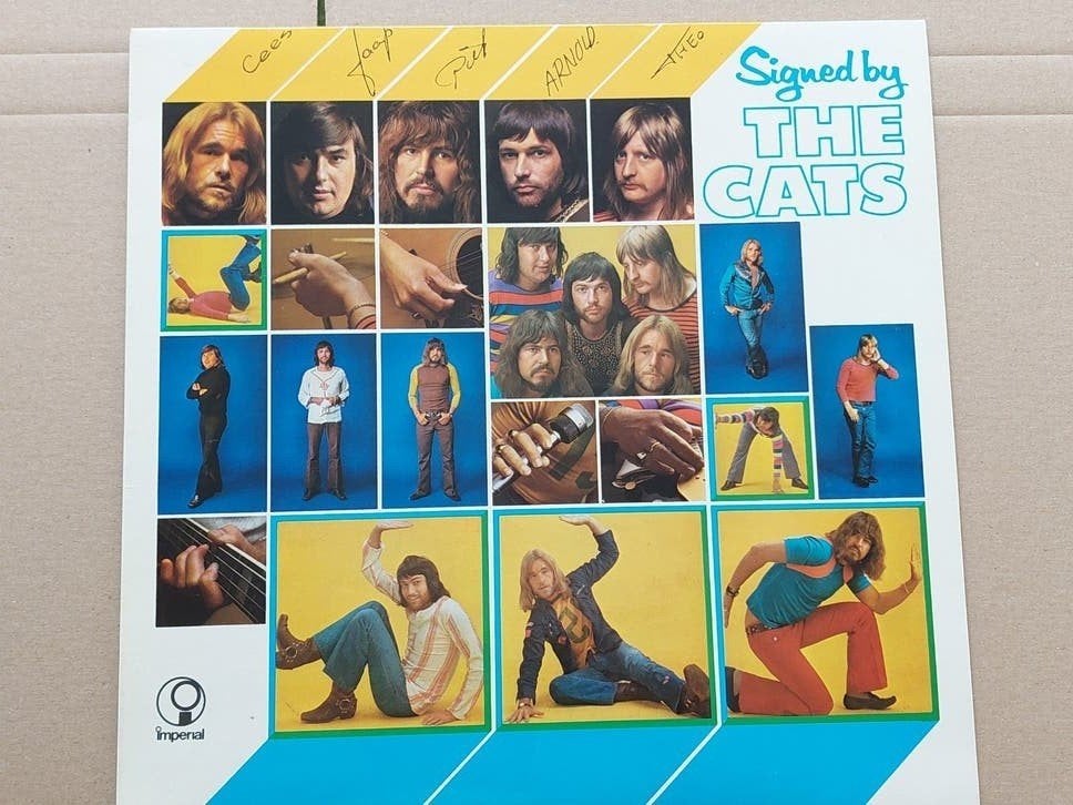 LP The Cats - Signed by The Cats, LP, Gebruikt, Pop, Originele persing