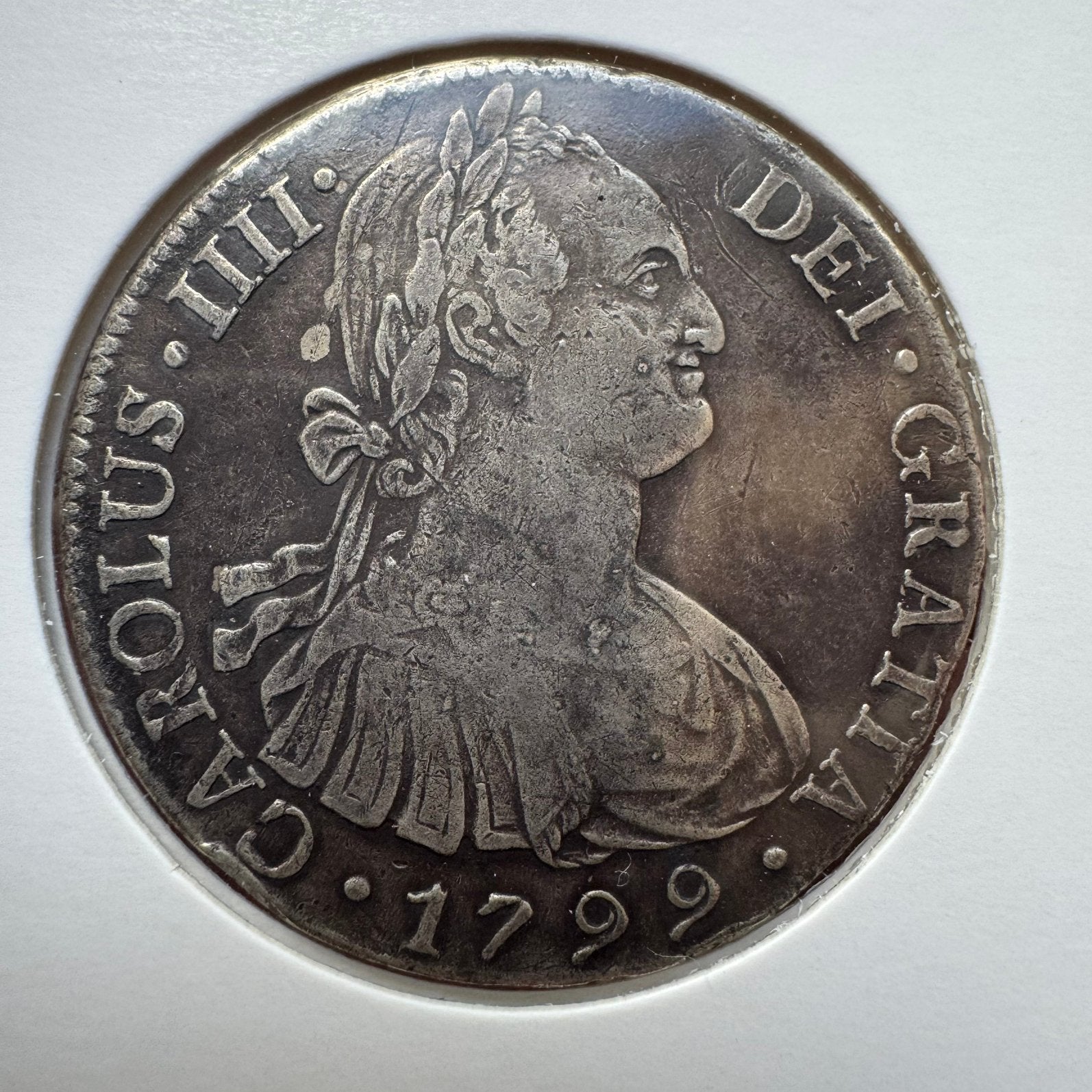 Peru 8 Reales 1799 IJ Lima – Zilveren Spaanse Koloniale Munt, Ophalen of Verzenden, Zuid-Amerika, Losse munt, Zilver